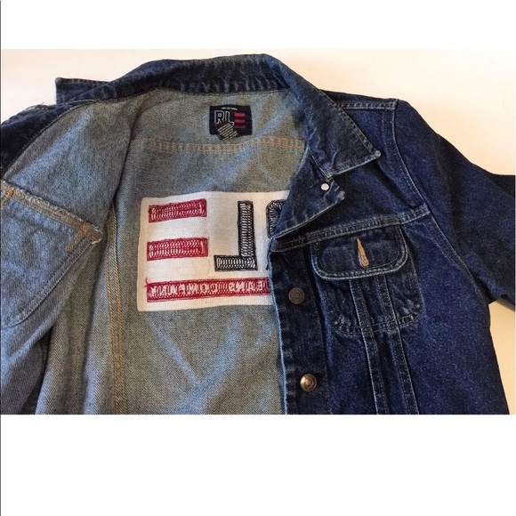 Ralph Lauren Polo Womens Trucker Jeans Jacket L - Picture 5 of 8